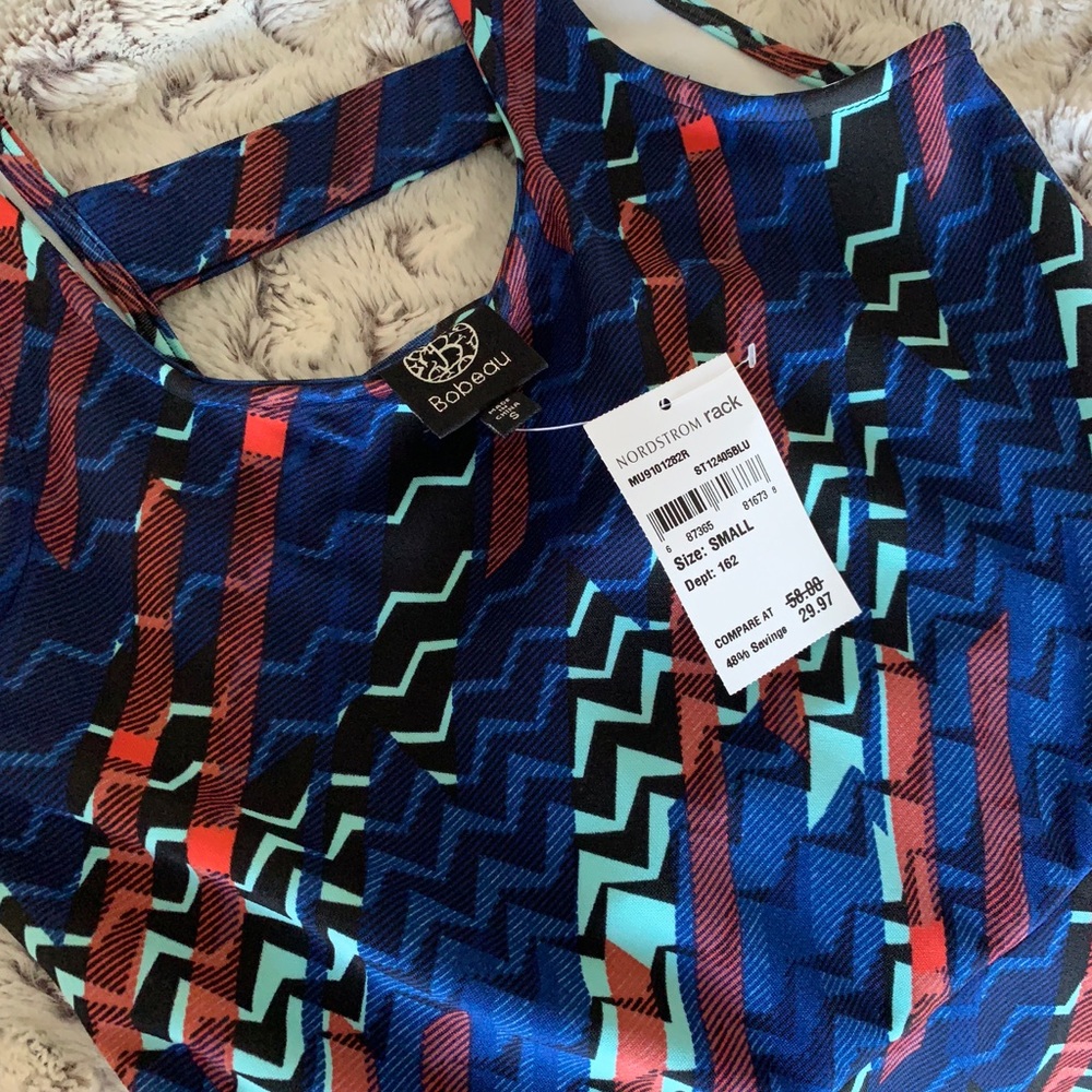 NWT Bobeau print dress! Perfect condition.